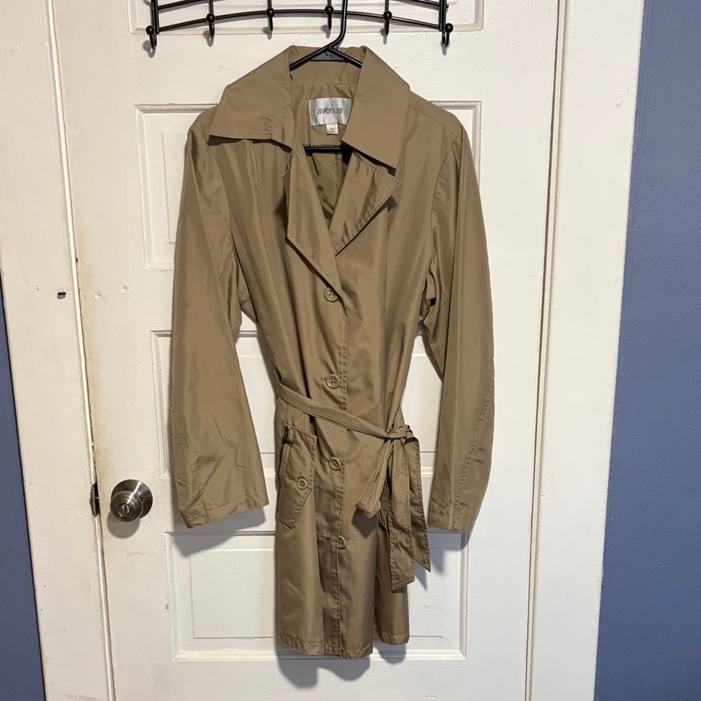 Classic Tan Rain Trench Coat